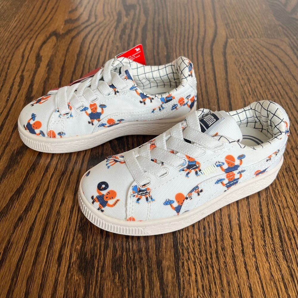 NWT - Puma X Tiny Cottons Kids Basket CVS V2 Total Eclispe Sneakers (US 10)